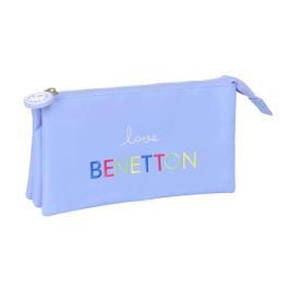 Safta Estuche Portatodo Escolar Triple con Tres Cremalleras Benetton Lila 120x220x30 mm Precio: 9.9499994. SKU: B1A4H9X8KT