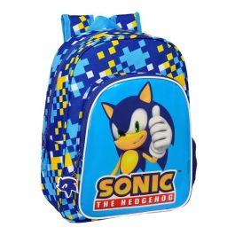 Mochila Escolar Sonic Speed 26 x 34 x 11 cm Azul Mochila Escolar Sonic Speed 26 x 34 x 11 cm Azul
