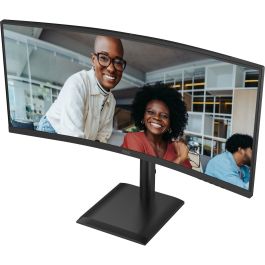 AOC Monitor Curvo CU34E4CV de 34" UltraWide Quad HD 3440x1440, 120Hz, 4ms, HDR10, 2xHDMI, DP, 2xUSB-C (90W)