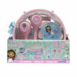 Lexibook Set musical Gabby y la Casa Mágica - 7 instrumentos - Almacenamiento en el tambor