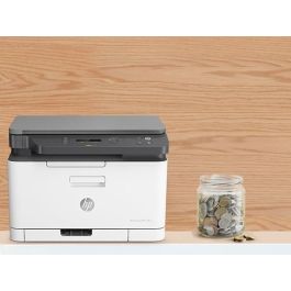 HP 4ZB96A - Impresora Multifunción Láser Color MFP 178NW WiFi 3 en 1 Compacta para Oficina y Hogar, 18ppm Negro, 4ppm Color