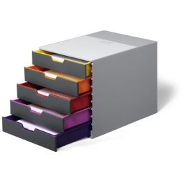 Durable Cajonera VARICOLOR con 5 compartimentos y etiquetas multicolor Precio: 98.50000039. SKU: B17HYG5K62