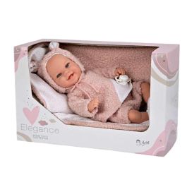 Muñeca elegance babyto rosa con manta (muñeca de peso) 35 cm cuerpo blando