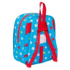 Mochila Infantil Mickey Mouse Clubhouse Fantastic Azul Rojo 22 x 27 x 10 cm