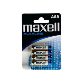 Maxell Pilas Alcalinas AAA LR03 - Pack 4 Unidades