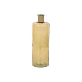 DKD Home Decor Jarrón Decorativo Alpino de Cristal Reciclado y Enea, Amarillo Natural para Hogar - 75 cm Alto, 32L Precio: 74.50000008. SKU: B16FSB4ZLQ