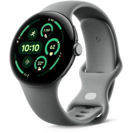 Google Pixel Watch 3 Smartwatch (45mm) WiFi Hazel, AMOLED, GPS, 32GB, Gris/Marrón