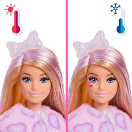 Barbie Muñeca Cutie Reveal Osos Amorosos Gatito Lila JJP64 con 10 Sorpresas para Niñas +3 Años