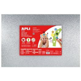 Goma Eva Apli Hoja 40X60 Cm Purpurina Plata Paquete De 3 Precio: 8.98999992. SKU: B18JWW7F57