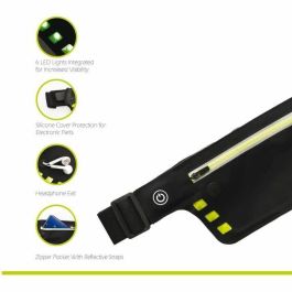 Schildkrot SCH3830058980347 Cinturón para correr Wheel Bee Running Riñonera Night Runner con luz LED