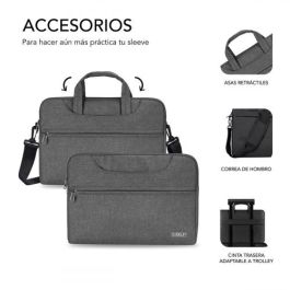 SUBBLIM Funda Ordenador Business Laptop Sleeve 13,3-14" Grey