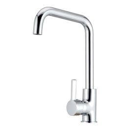 Verhal Grifo monomando de cocina caño alto Zeta, plateado brillo, cuerpo de latón, caño giratorio Precio: 34.50000037. SKU: B194A5TAQR