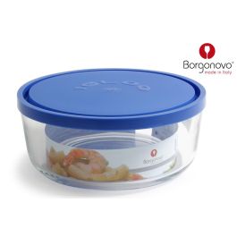 Igloo Fiambrera Redonda con Tapa, 21.5 cm de Diámetro, Azul - Capacidad 2200 cc (6 Unidades)