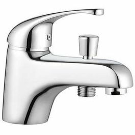 Rousseau ROU3047404059804 CARDIFF Mezclador monomando para bañera y ducha cromado, acabado brillante, ahorro de agua