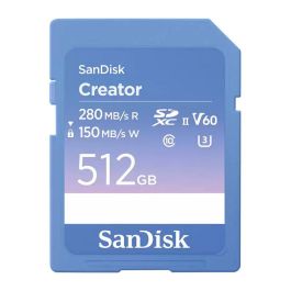 Sandisk SDSDXEP-512G-GNCIS Tarjeta SDXC UHS-II 512GB Lectura 280MB/s Escritura 150MB/s V60 U3 Precio: 192.49999989. SKU: B17P6DLJC9