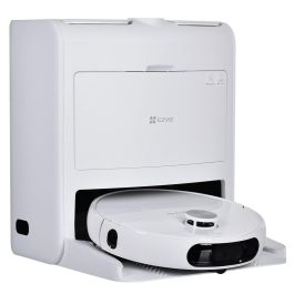 EZVIZ EZV1692798895779 Aspiradora Robot RS2 con Base Multifunción Lavado, Secado, Limpieza y Recarga Automática 4000 Pa