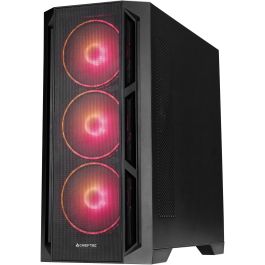 Chieftec APEX LUMO Mesh GA-01B-L-OP Caja de PC Midi Tower Negra con Iluminación RGB para Gaming