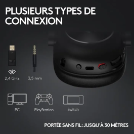 Logitech PRO X 2 Lightspeed Wireless Gaming Headset EMEA28-935 Inalámbrico para Juegos Color Blanco