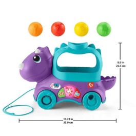Dinosaurio de juguete arrastre fisher-price. con luces y sonidos. incluye bolas Dinosaurio de juguete arrastre fisher-price. con luces y sonidos. incluye bolas