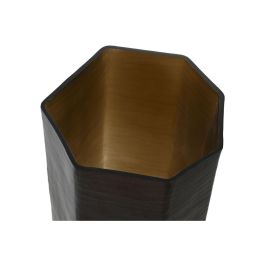 Jarrón Home ESPRIT Gris oscuro Cristal Moderno 18 x 18 x 31 cm Jarrón Home ESPRIT Gris oscuro Cristal Moderno 18 x 18 x 31 cm