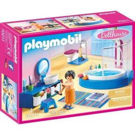 PLAYMOBIL 70211 - Casa de muñecas La Maison Traditionnelle - Baño con bañera - Nuevo para 2020