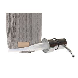DKD Home Decor Dosificador Gris Cemento y PP 9.5 x 15.5 x 8 cm