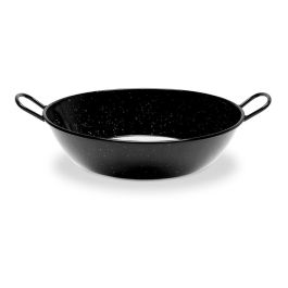 Vaello Sartén honda esmaltada Ø28 cm, acero laminado, para inducción/vitrocerámica