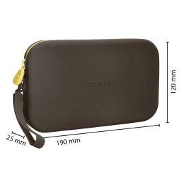 Estuche Portatodo Antartik Tropical Dive Silicona Soft Rectangular 190x120x25 mm Color Negro