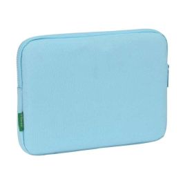 Funda para Portátil Benetton Sequins Azul claro (31 x 23 x 2 cm)