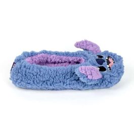 Cerdá Zapatillas de casa, suela blanda, con aplicaciones del personaje Stitch, color azul, Talla 40-41 Cerdá Zapatillas de casa, suela blanda, con aplicaciones del personaje Stitch, color azul, Talla 40-41