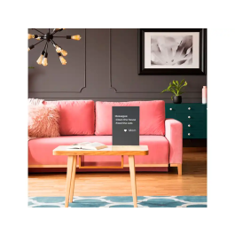 Archivo 2000 Pizarra Doble Cara Metacrilato Negro Base Madera A4 Vertical 40x210x330 mm