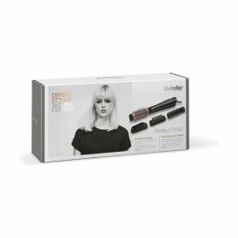 Babyliss Perfect finish - Cepillo de aire iónico 1000W, 2 temperaturas, botón de aire frío, neutraliza electricidad estática, cepillo térmico de 38mm y puas suaves de 20mm