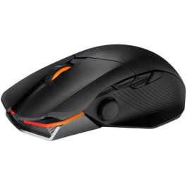 ASUS ROG Chakram X Origin Ratón Gaming Opto-mecánica Inalámbrico Bluetooth USB, 36000 DPI, 11 Botones Programables, Negro/Plata