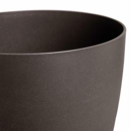 Elho 5661461877341 Juego 3 Maceteros Redondos The Coffee Collection Plástico Marrón Ø14/16/18cm Capacidad 7L