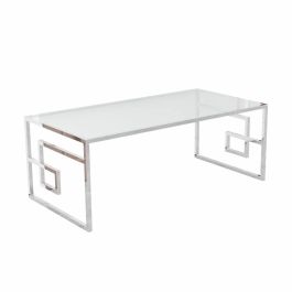 Mesa auxiliar DKD Home Decor Cristal Metal Plata (120 x 60 x 45 cm) Precio: 186.59000052. SKU: B1E2FG8JSG
