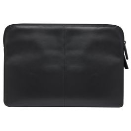 dbramante1928 SKAGEN PRO+ - Funda de cuero de grano entero para MacBook Pro 14", 35.6 cm (14"), Negro, Resistente a impactos, con bolsillo delantero