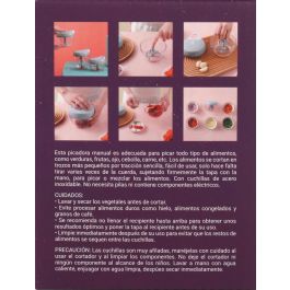 Quttin Cortador de Alimentos Manual con Tirador 500ml 14 x 10.5 cm (12 Unidades)