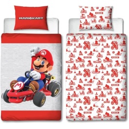 Mario Bros Juego de Cama Reversible 140 x 200 cm + Funda Almohada 63 x 63 cm Microfibra Precio: 28.49999999. SKU: B19D3QPXXS