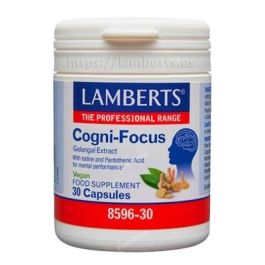 LAMBERTS Cogni-Focus 30 Caps para Aumentar la Concentración y Energía Mental Precio: 25.8900004. SKU: B1BGCL5CBL