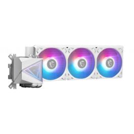 MSI MAG CORELIQUID I360 WHITE Sistema de refrigeración líquida para CPU, Intel/AMD, radiador 360mm, ARGB, 3 ventiladores, blanco - 306-7ZW8A21-C24 Precio: 135.49999991. SKU: B1HTTSXV6Z