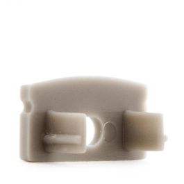 Greenice Lle-A1707-T Tapón Final con Agujero para Perfil de Tira LED Flexible o Rígida