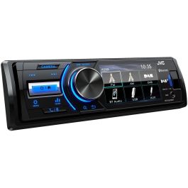 JVC KD-X561DBT Autorradio 1 DIN con Bluetooth USB MP3 Video DAB+ sin antena - Negro/Azul