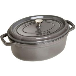 Staub La Cocotte 31cm Oval de Hierro Fundido, Color Grafito-Gris Staub La Cocotte 31cm Oval de Hierro Fundido, Color Grafito-Gris Precio: 268.49999946. SKU: B1FFK4CQM3