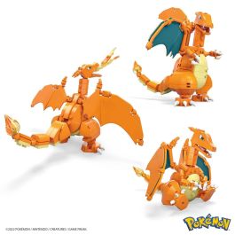 Mega Construx Gwy77 Set de Construcción Pokémon Charizard Figura Articulada con Alas y Fuego 222 Piezas +10cm +8 Años Mega Construx Gwy77 Set de Construcción Pokémon Charizard Figura Articulada con Alas y Fuego 222 Piezas +10cm +8 Años