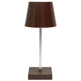 Home Deco Factory Lámpara Led Táctil Efecto Wengué, 3 Intensidades de Luz, Funciona con Pilas AAA, 12 LED, Ø10.5 x 25.5 cm Precio: 7.69000012. SKU: B1GSR8NCJD