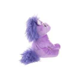DKD Home Decor Peluche Pony de Poliéster Rosa Azul Lila Blanco 19 x 17 x 12 cm (12 Unidades)