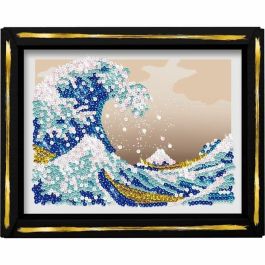 Lansay LAN3181860203460 Kit de ocio creativo Colección Lentejuelas 'La Gran Ola' Hokusai Edad 14