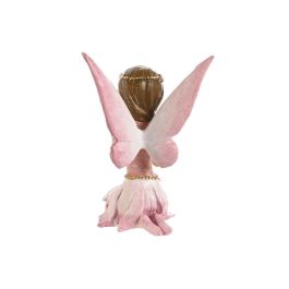 Figura Shabby DKD Home Decor Rosa 6.5 x 11 x 7.5 cm