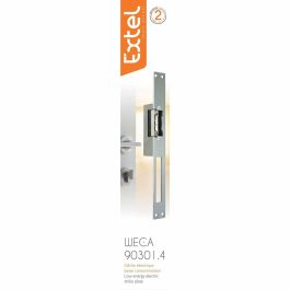 Extel WECA 90203.3 Cerradura eléctrica oculta para empotrar con memoria de pulso, bajo consumo 8-12V AC/DC