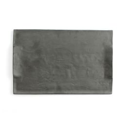 Quid Mineral Gres Bandeja Rectangular Cerámica Texturizada Negro 35x23 cm Precio: 15.49999957. SKU: B173XECX4Z